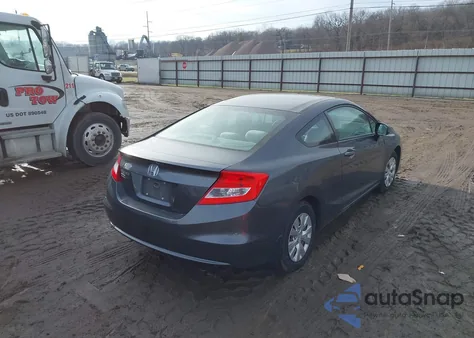 2012 Honda Civic Lx z USA, uszkodzony, nr VIN 2HGFG3B51CH522122